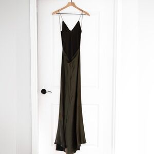 NWT Open Back Zara Satin Dress